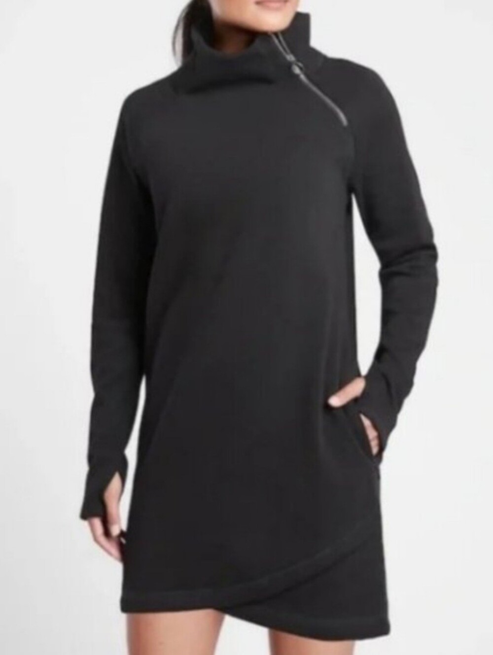 Athleta Cozy Karma Sweatshirt Dress Size S